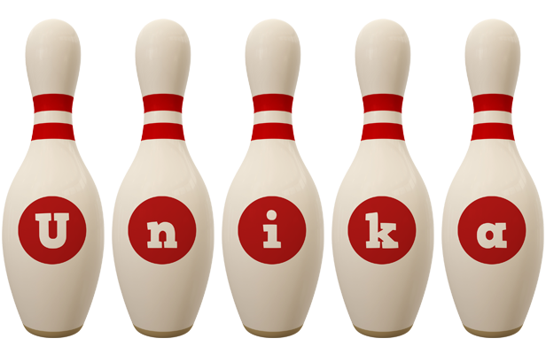 Unika bowling-pin logo