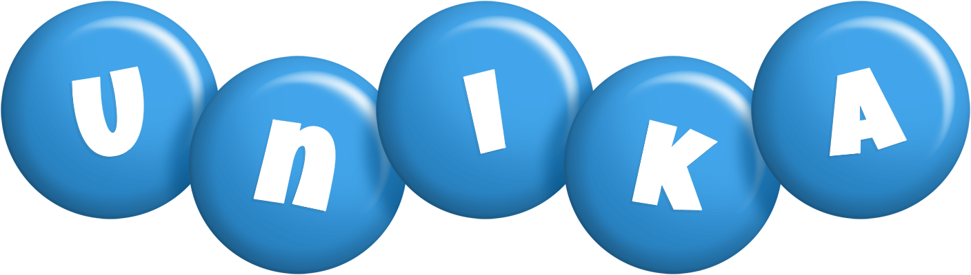 Unika candy-blue logo
