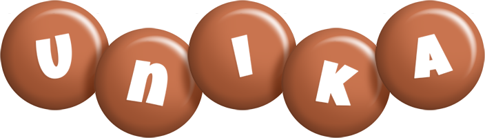 Unika candy-brown logo