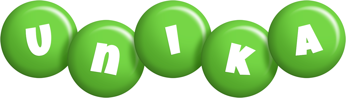 Unika candy-green logo