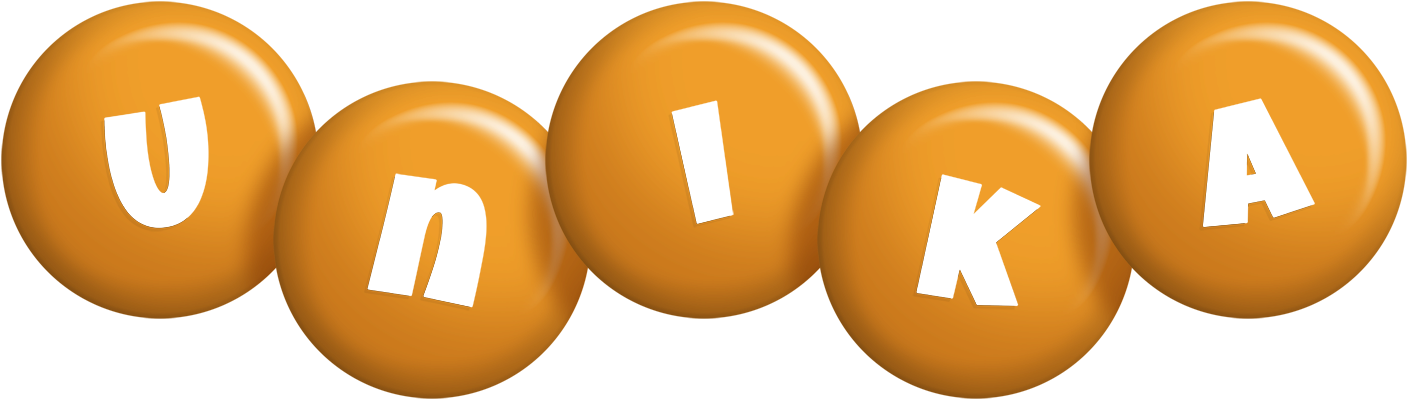 Unika candy-orange logo