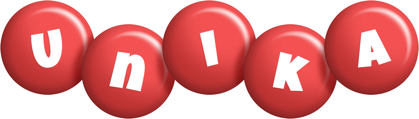 Unika candy-red logo