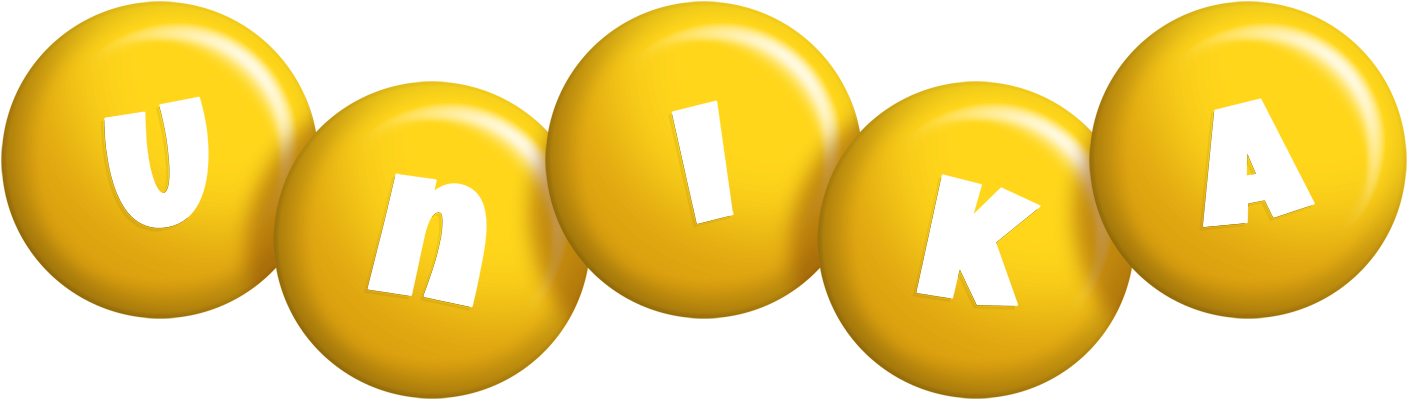 Unika candy-yellow logo