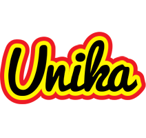 Unika flaming logo