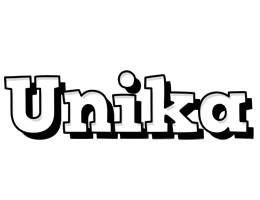 Unika snowing logo