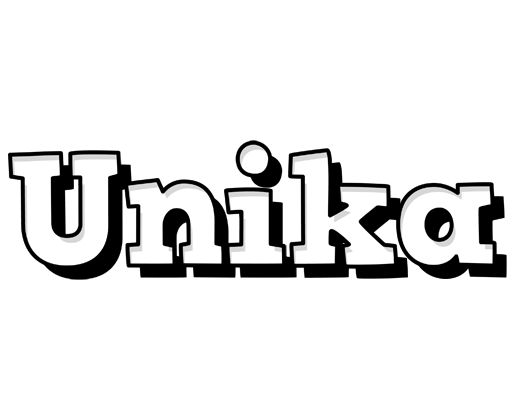 Unika snowing logo