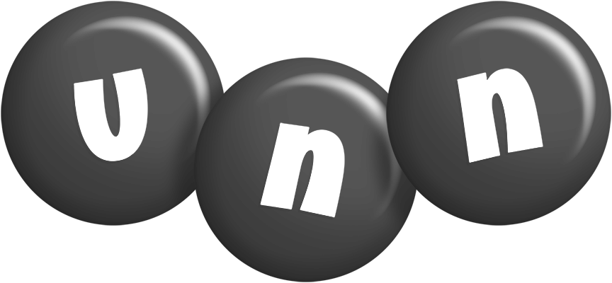 Unn candy-black logo