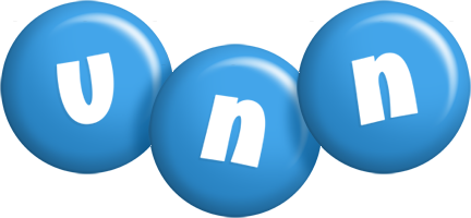 Unn candy-blue logo