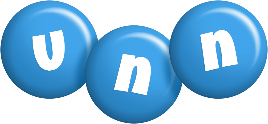 Unn candy-blue logo
