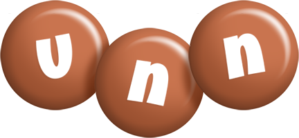 Unn candy-brown logo
