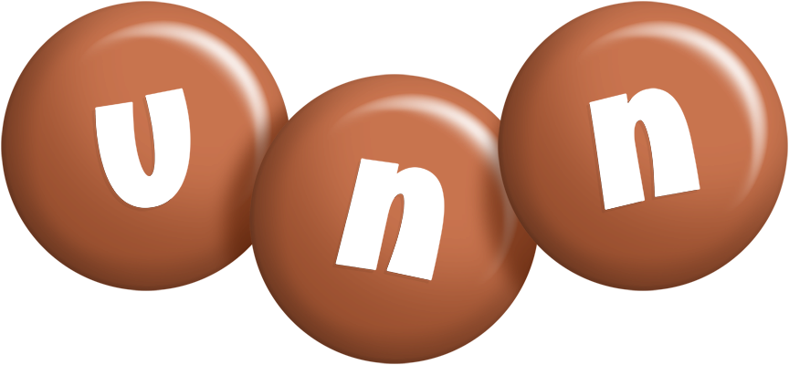 Unn candy-brown logo