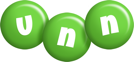 Unn candy-green logo