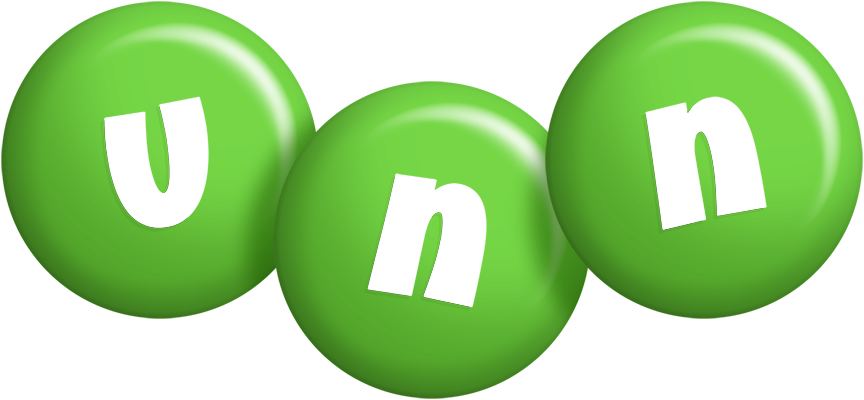 Unn candy-green logo