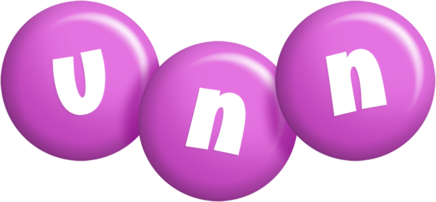Unn candy-purple logo