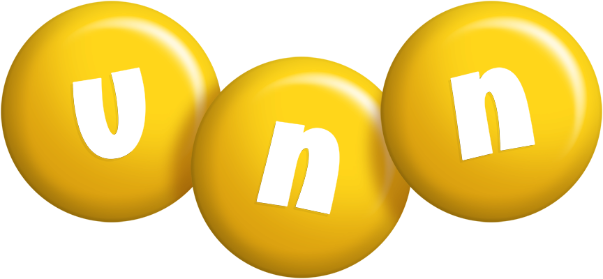 Unn candy-yellow logo