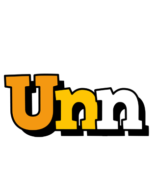 Unn cartoon logo