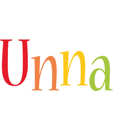 Unna birthday logo