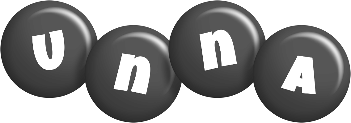 Unna candy-black logo