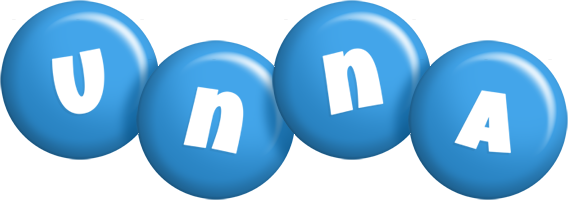 Unna candy-blue logo