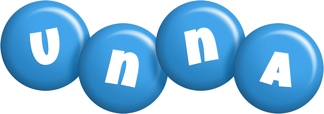 Unna candy-blue logo