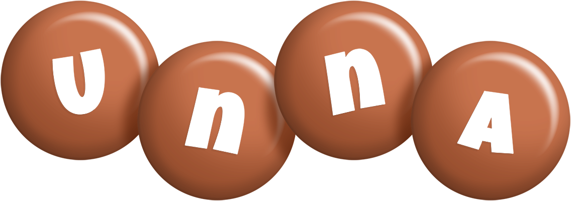 Unna candy-brown logo