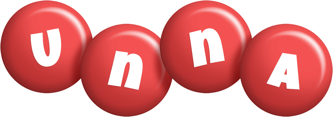 Unna candy-red logo