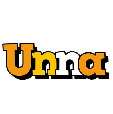 Unna cartoon logo