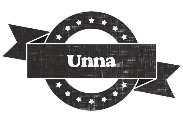 Unna grunge logo