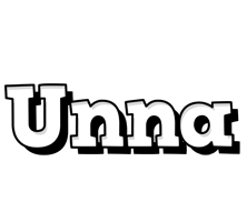 Unna snowing logo