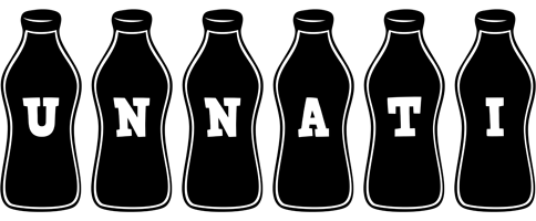 Unnati bottle logo