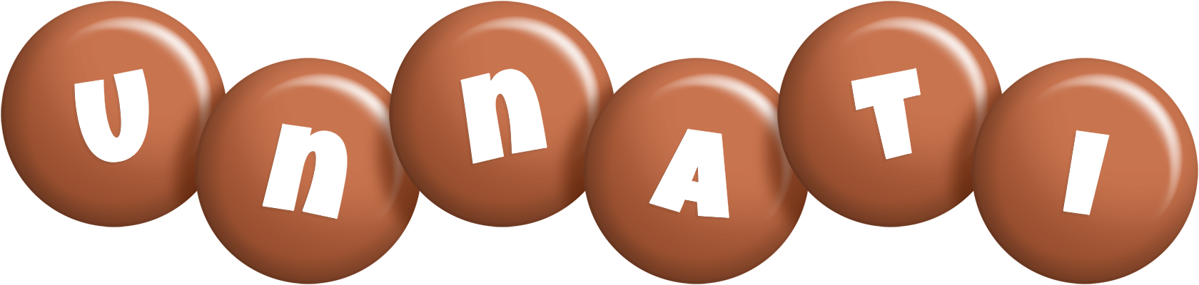 Unnati candy-brown logo