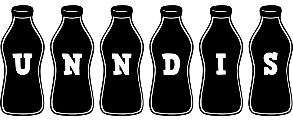 Unndis bottle logo