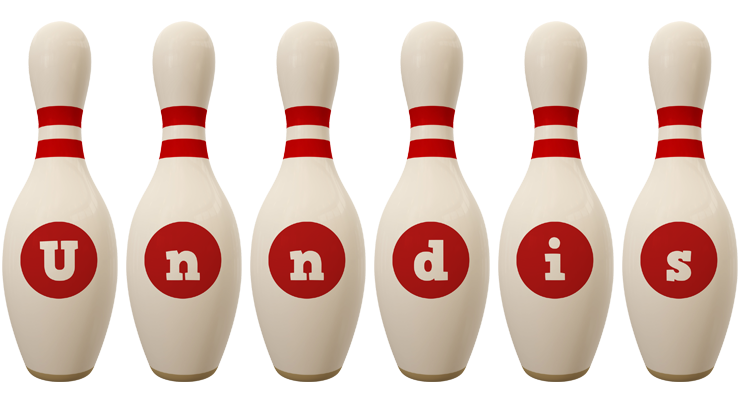 Unndis bowling-pin logo