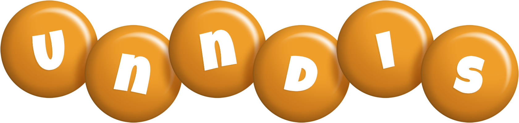 Unndis candy-orange logo