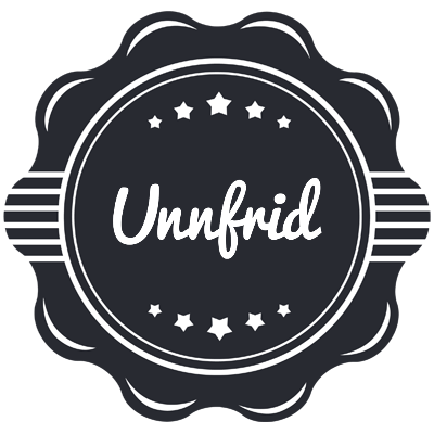 Unnfrid badge logo