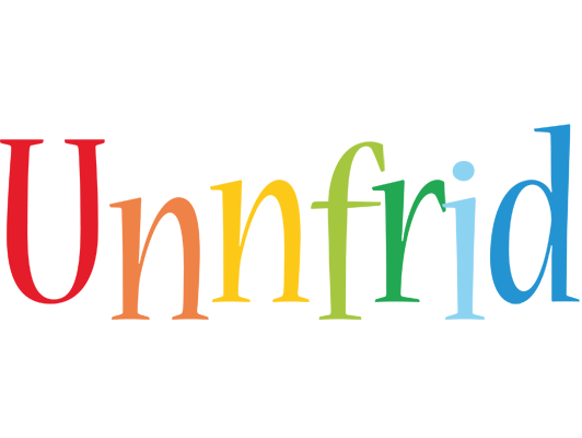Unnfrid birthday logo