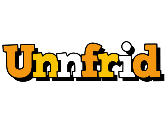 Unnfrid cartoon logo