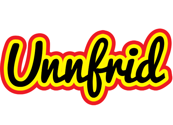 Unnfrid flaming logo