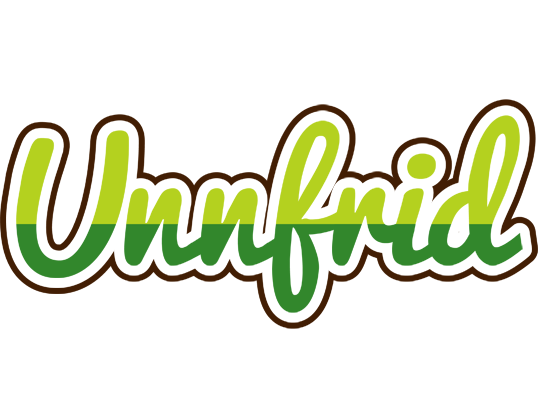 Unnfrid golfing logo