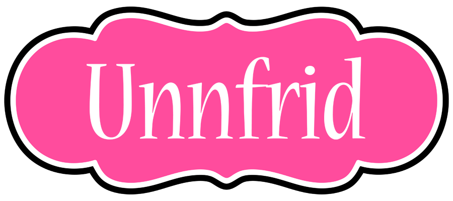 Unnfrid invitation logo
