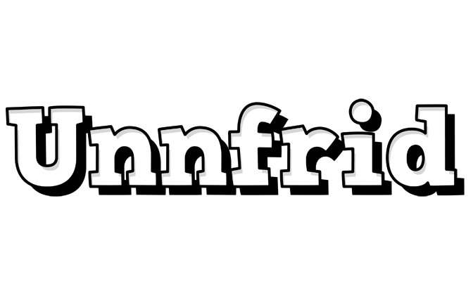 Unnfrid snowing logo