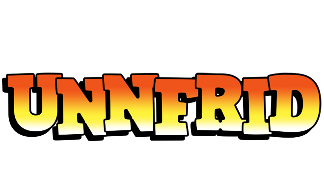 Unnfrid sunset logo