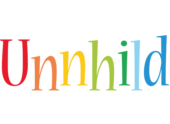 Unnhild birthday logo