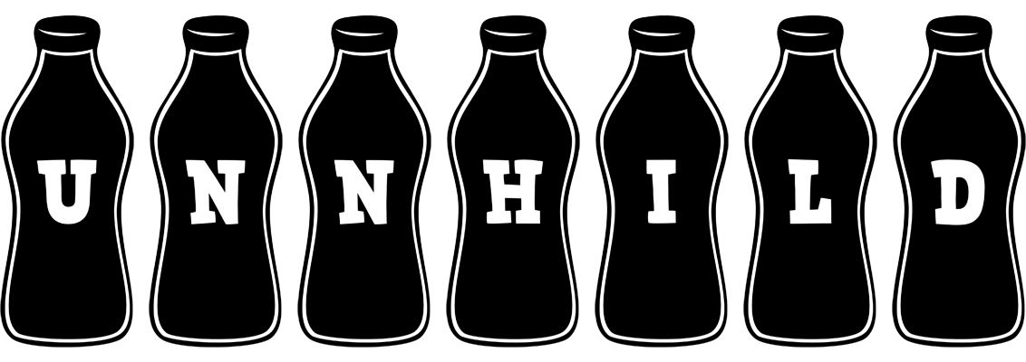 Unnhild bottle logo