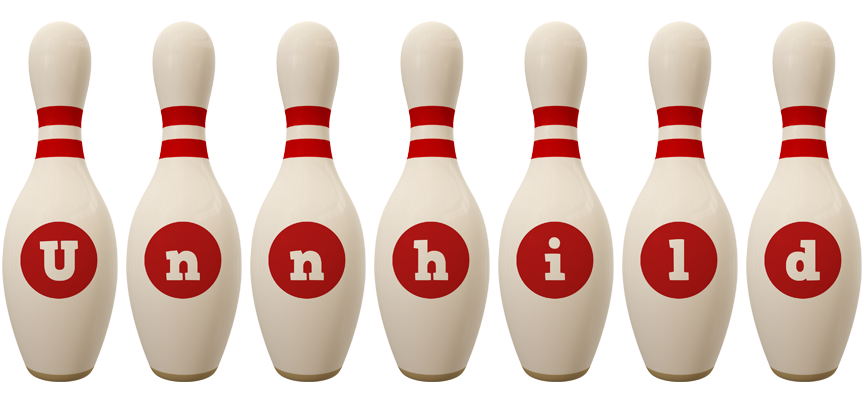 Unnhild bowling-pin logo