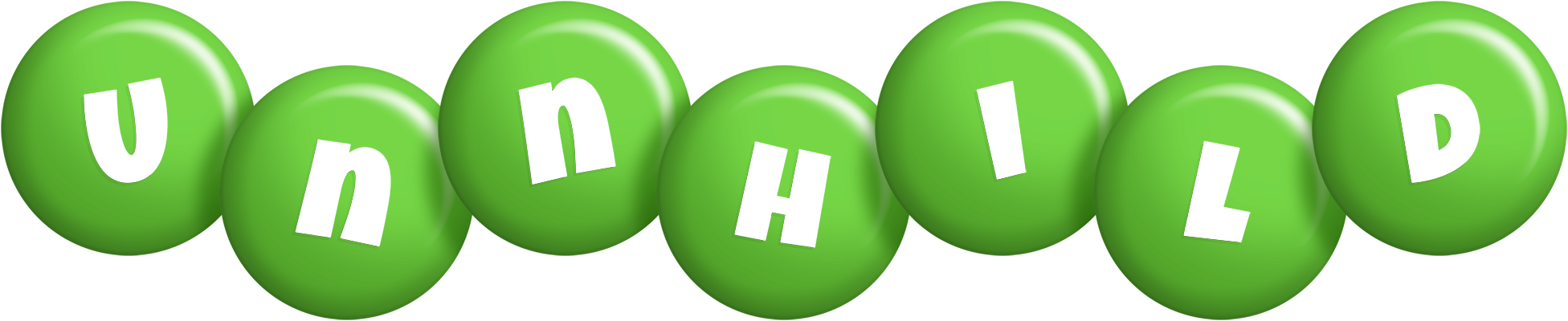 Unnhild candy-green logo