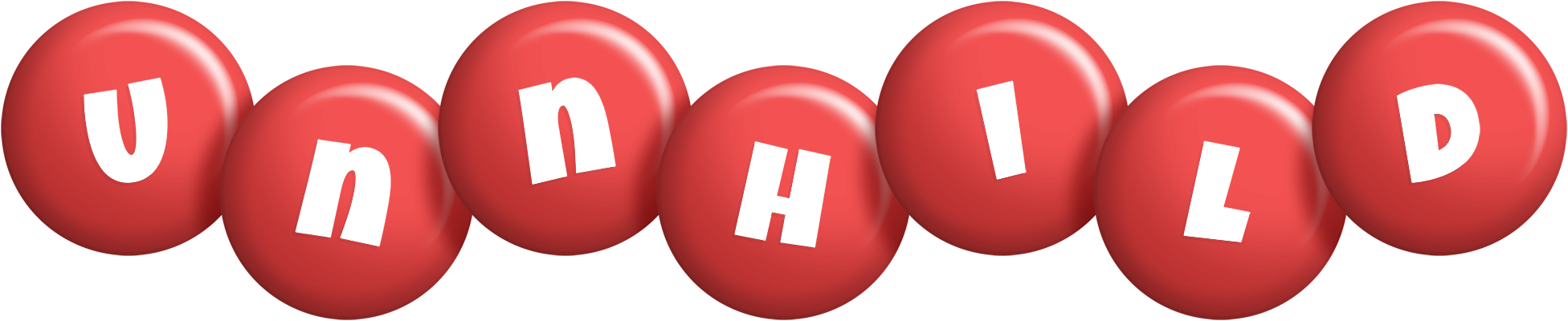 Unnhild candy-red logo