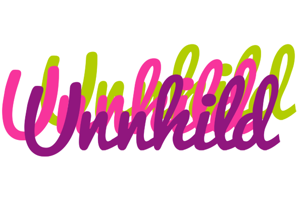 Unnhild flowers logo