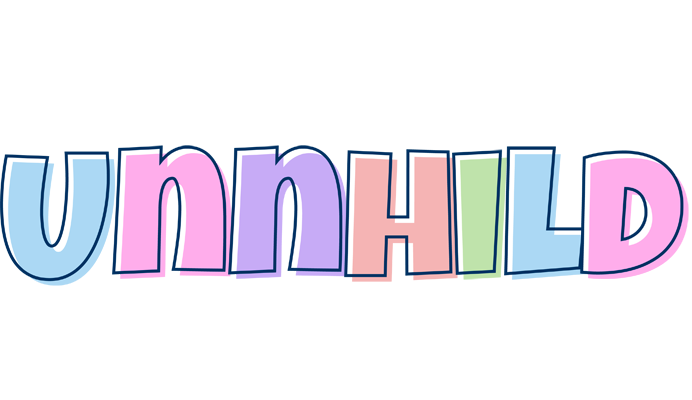 Unnhild pastel logo