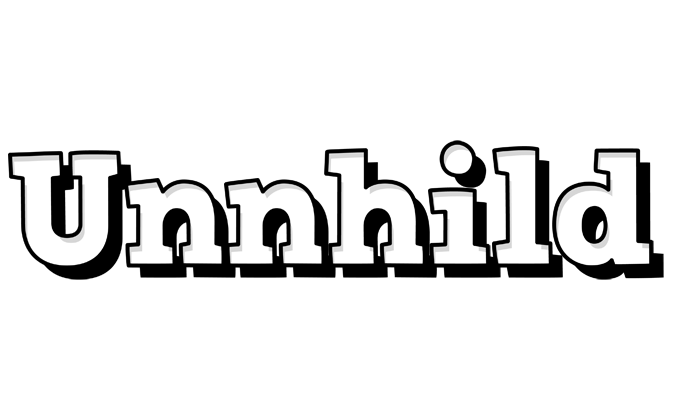 Unnhild snowing logo